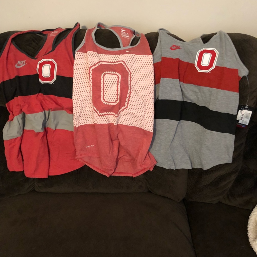 Bundle of 3 OSU Nike tanks!